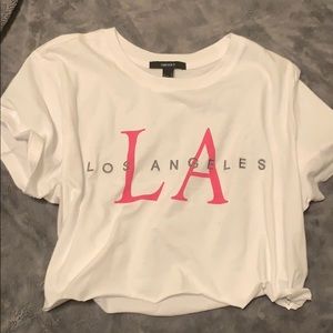 Cropped LA tshirt
